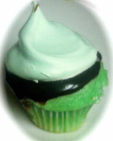 Must Try!  Simple, refreshing and delicious Creme De Menthe Cupcakes