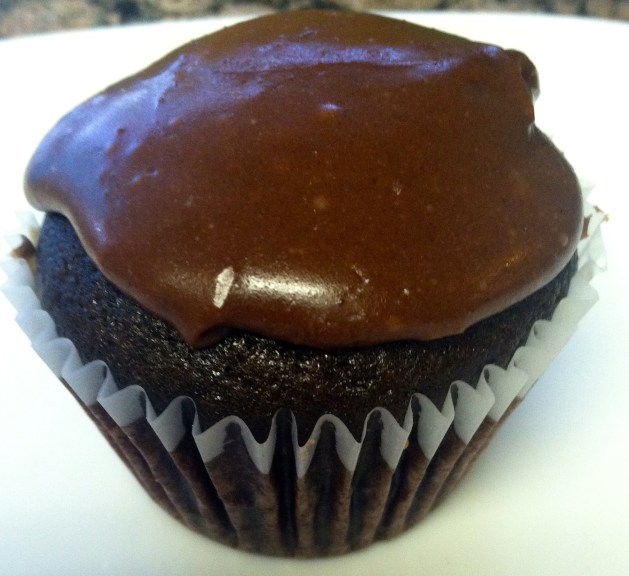 Insanely Delicious Chocolate Wacky Cupcakes with Fudge Frosting 